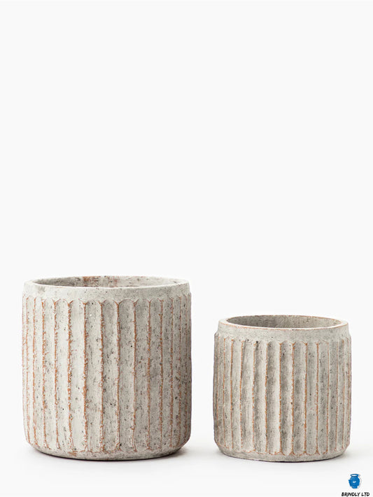 Masti Ridged Flower Pot